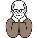 A Man With A Cane Senior SVG Icon